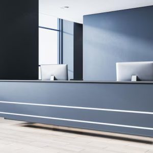 Business – Bright Concrete Office Lobby