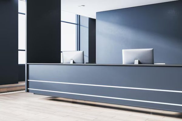 Business – Bright Concrete Office Lobby