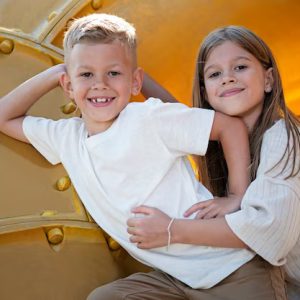 People – Brother Sister Having Fun