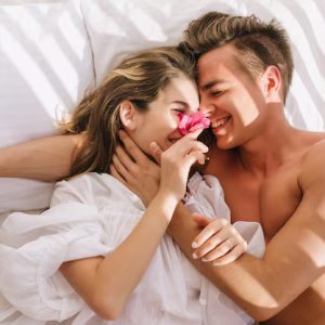 People – Cheerful Young Couple Love