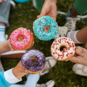 Food – Close Up Friends Eating