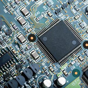 Technology – Closeup Electronic Circuit Board