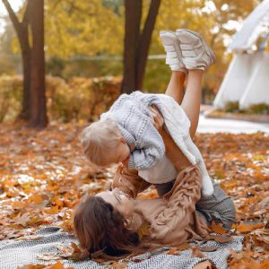 People – Cute Stylish Family Autumn
