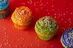 Food – Delicious Rainbow Cupcakes Still