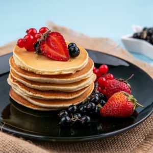 Food – Front View Pancakes With