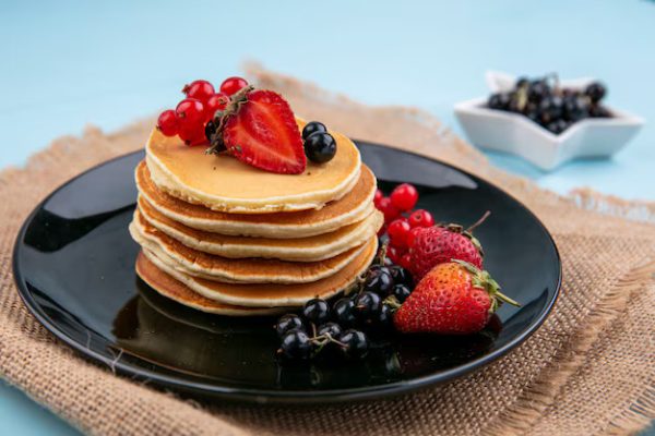 Food – Front View Pancakes With
