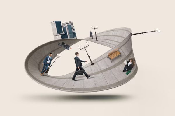 Business – Loop Business People Going