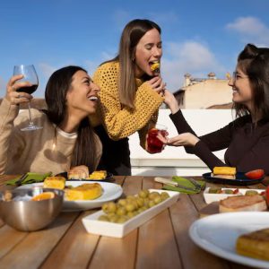 Food – Medium Shot Women With