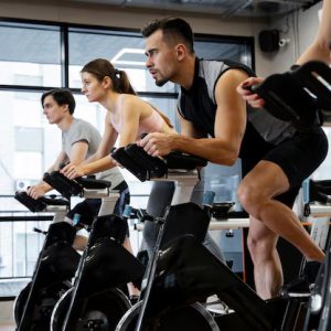 Sports – People Doing Indoor Cycling