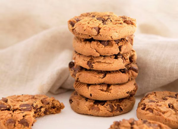 Food – Pile Cookies With Chocolate