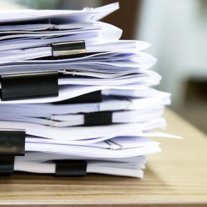 Business – Pile Documents Desk