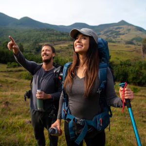 Nature – Side View Adventurous Couple