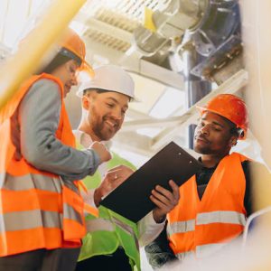 Technology – Three People Discussing Plan