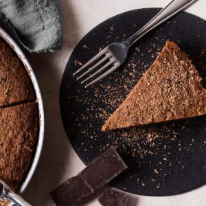 Food – Top View Chocolate Cake