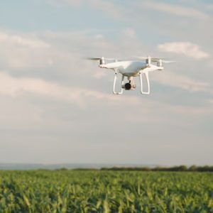 Technology – White Drone Hovering Bright