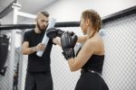 Sports – Woman Boxing Beginner Gym