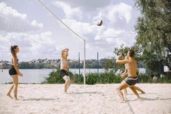 Sports – Young People Playing Volleyball